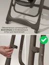 Стул-электрокачели для кормления Amarobaby Legacy коричневый