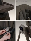 Стул-электрокачели для кормления Amarobaby Legacy коричневый
