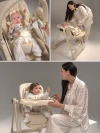 Стул-электрокачели для кормления Amarobaby Legacy коричневый
