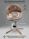 Электрокачели Amarobaby Jolly Swing бежевый