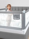 Манеж-барьер для кровати Amarobaby Safety of dreams 160 см серый