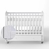 Кроватка Antemi Classic Sleep Premium 120х60 ящик/маятник Белый