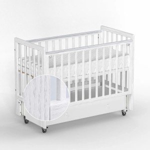 Кроватка Antemi Classic Sleep Premium 120х60 ящик/маятник Белый