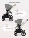 Коляска 2 в 1 Rant Moss Prime RA321 Grey