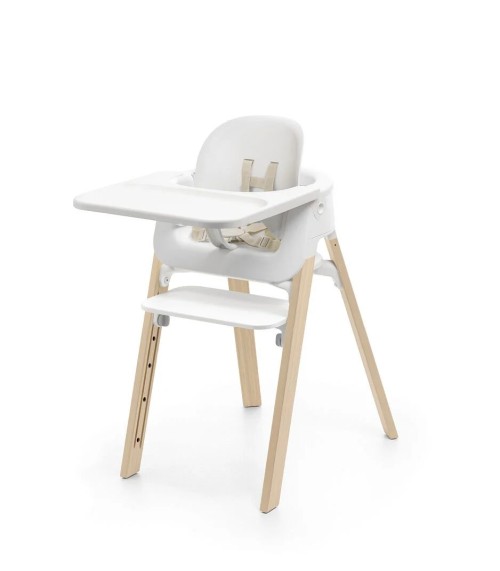 Стул для кормления Stokke Steps Белый/Натуральный - фото 1