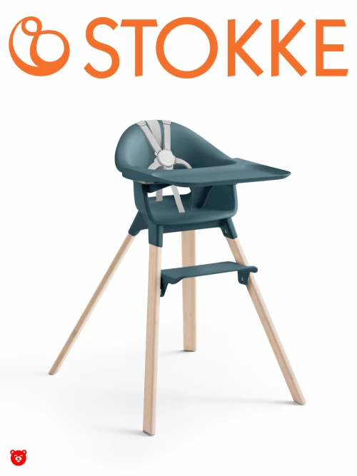 Стул для кормления Stokke Clikk Bamboo Синий - фото 1