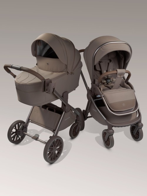 Коляска 2 в 1 Amarobaby Phenom бежевый