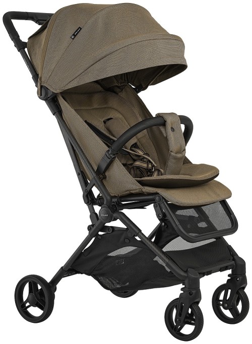 Коляска прогулочная Pera Plus PU carbon Tuareg Beige