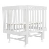 Кровать Pituso Mirelle 100*70 см маятник Белый