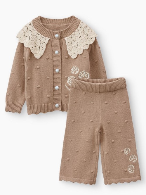 Костюм Happy Baby (кардиган и брюки) (кремовый / cream, 56–62, 88351-0)