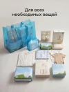 Сумка в роддом Happy Baby blue