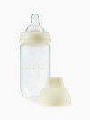 Бутылочка Happy Baby с крышкой и силиконовой соской, 250 мл (cream new, 10031)