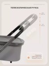 Коляска 3 в 1 MowBaby Amber Pro MB071 Grey