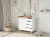 Комод Incanto Marsi 900/4 органайзер белый/бук