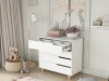 Комод Incanto Marsi 900/4 органайзер белый/бук