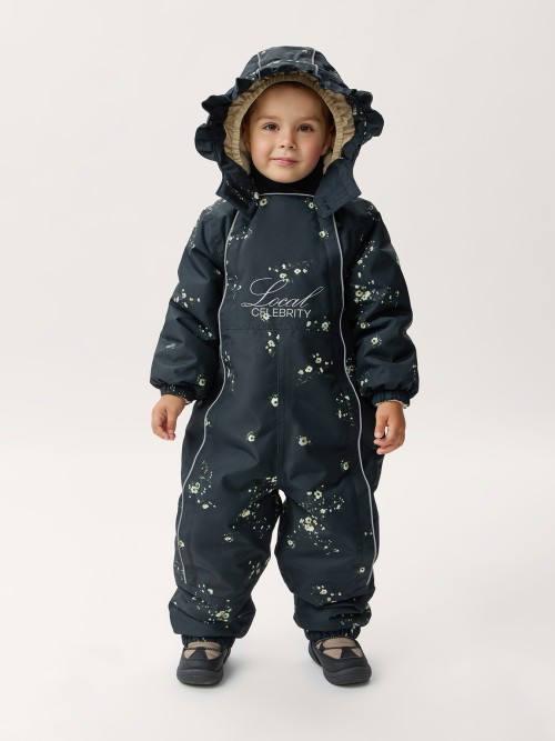 Комбинезон Happy Baby (black (peach flowers), 104, 89114-1)