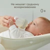 Бутылочка Happy Baby с крышкой и силиконовой соской, 125 мл (light gray new, 10030)