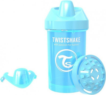 Поильник Twistshake Crawler Cup 300 мл. Жемчужный синий 8+m