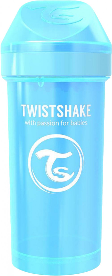 Поильник Twistshake Kid Cup 360 мл. Жемчужный синий 12+m - фото 1