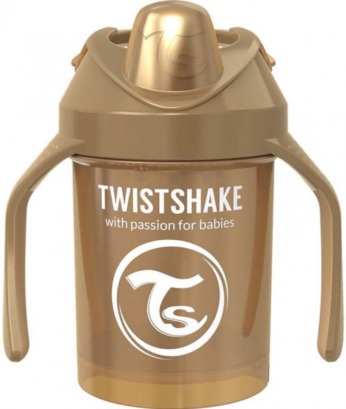 Поильник Twistshake Mini Cup 230 мл. Жемчужный медный 4+m